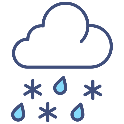 Sleet Generic color lineal-color icon