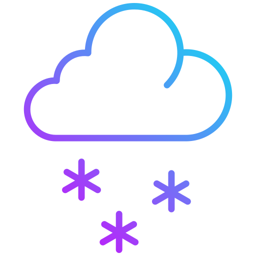 Snowing Generic gradient outline icon