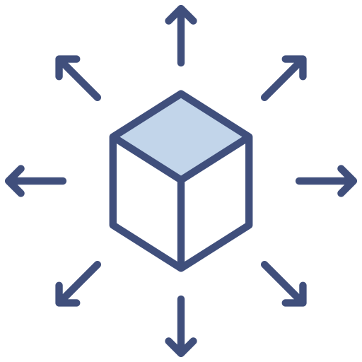 Distribution Generic color lineal-color icon