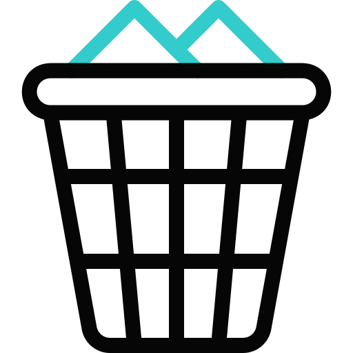 Trash can Basic Accent Outline icon