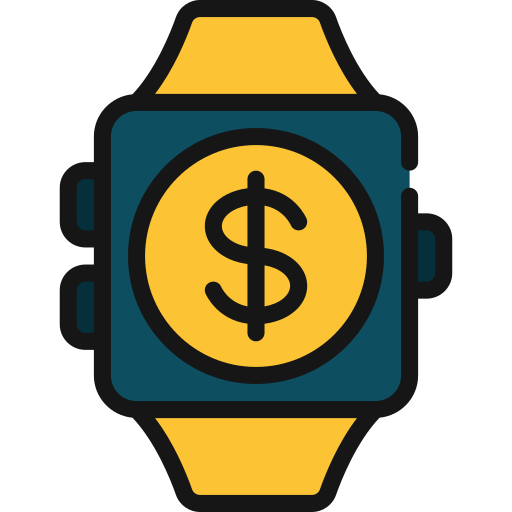 Smart watch Juicy Fish Soft-fill icon