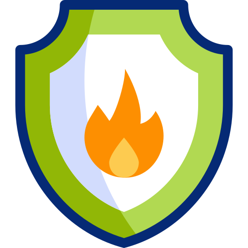 화재보험 Basic Accent Lineal Color icon