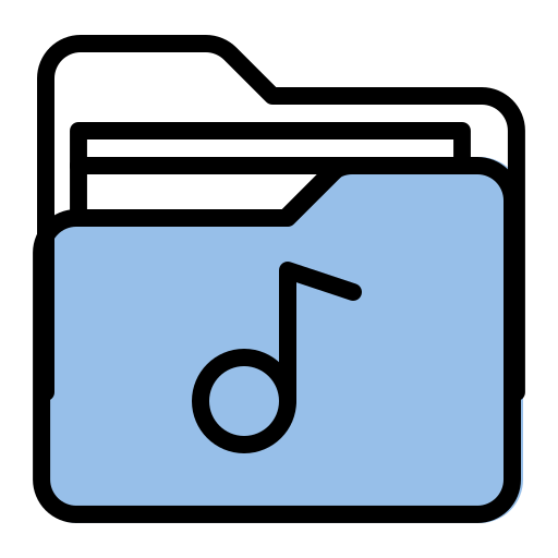 musikordner Generic color lineal-color icon
