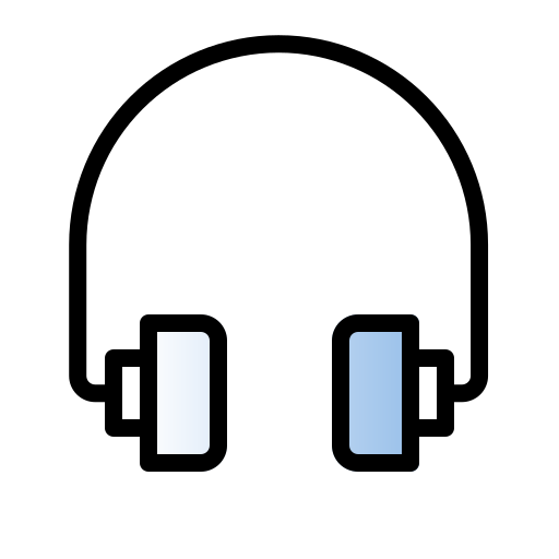 Headphones Generic gradient lineal-color icon