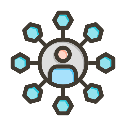 Networking Generic color lineal-color icon