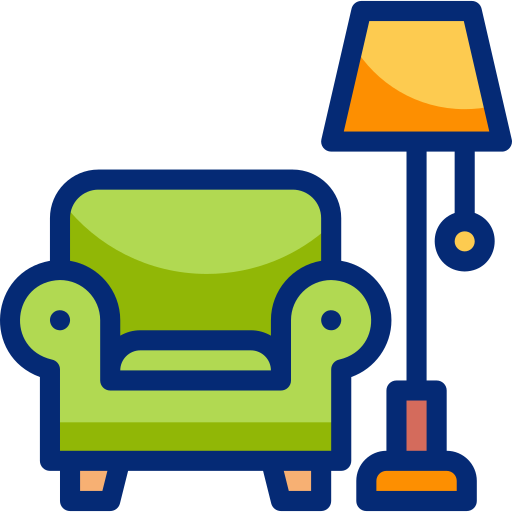 Armchair Basic Accent Lineal Color icon