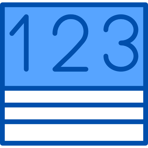 Числа xnimrodx Blue иконка