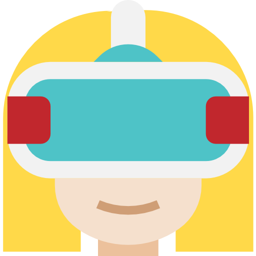 virtuelle realität Pause08 Flat icon