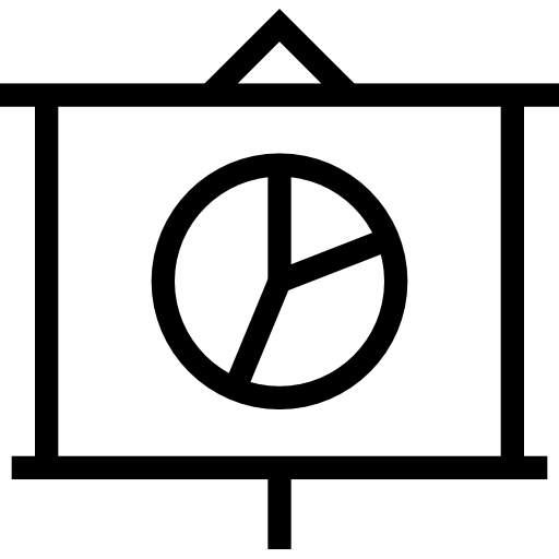 Круговая диаграмма Pictogramer Outline иконка
