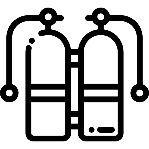 산소 탱크 Detailed Rounded Lineal icon