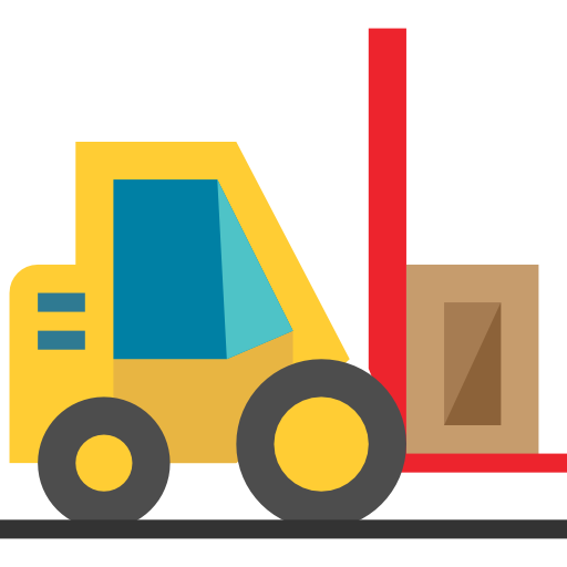 Forklift Pause08 Flat icon