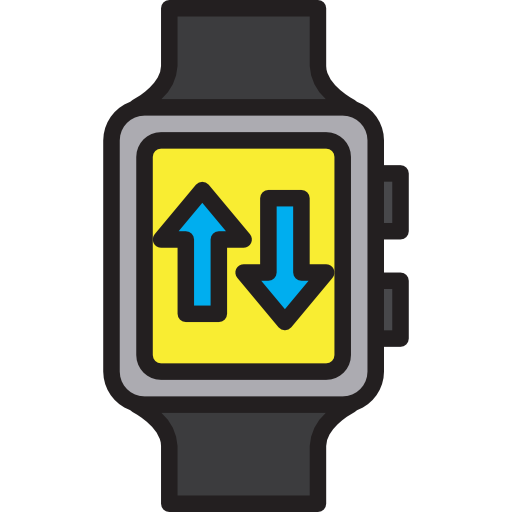 slimme horloge xnimrodx Lineal Color icoon