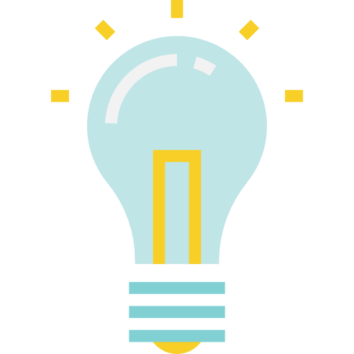 Light bulb Pause08 Flat icon