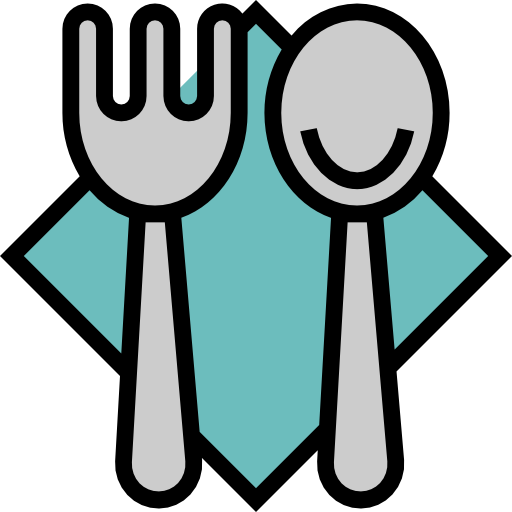 Cutlery Pause08 Lineal Color icon