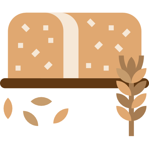 Хлеб Pause08 Flat иконка