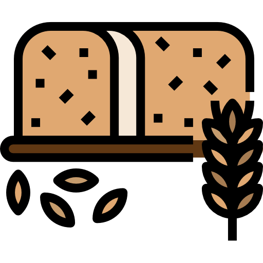 Bread Pause08 Lineal Color icon