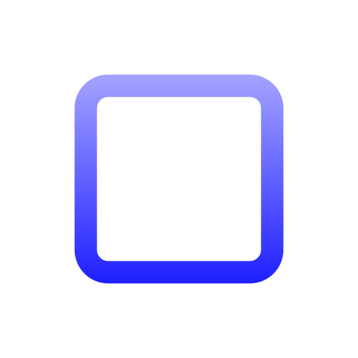 Square Generic gradient outline icon
