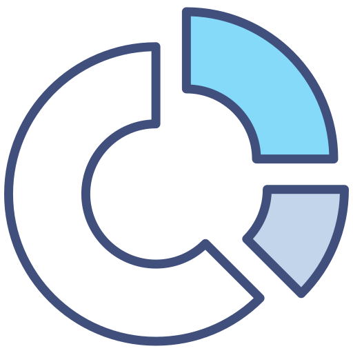 donut-diagram Generic color lineal-color icoon