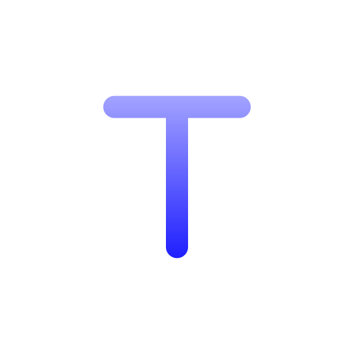 Текст Generic gradient outline иконка