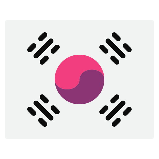korea-flagge Generic color fill icon