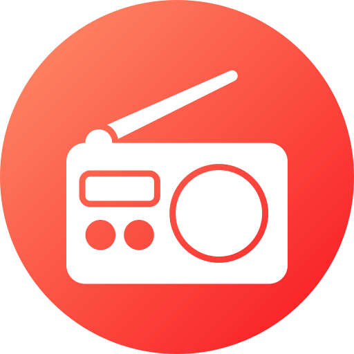 Radio Generic gradient fill icon