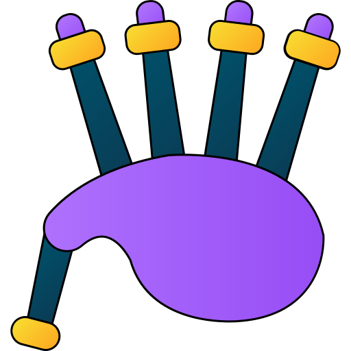 Bagpipe Generic gradient lineal-color icon