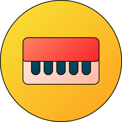 tastiera Generic gradient lineal-color icona