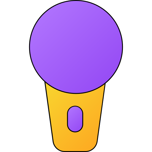 microfono Generic gradient lineal-color icona
