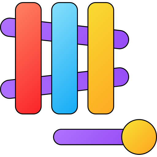 ksylofon Generic gradient lineal-color ikona