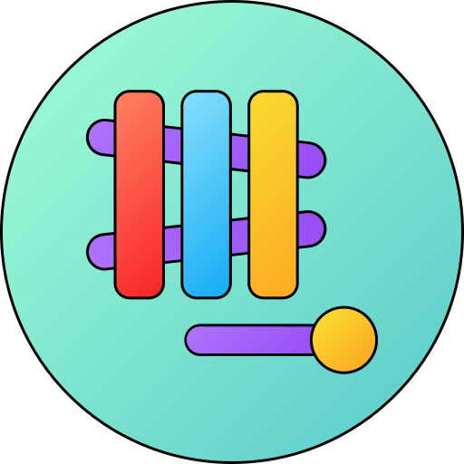 xilofone Generic gradient lineal-color Ícone
