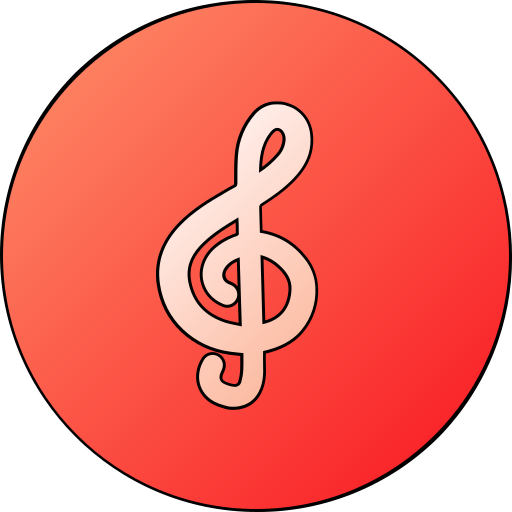 Music Generic gradient lineal-color icon