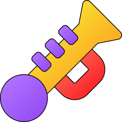 trompete Generic gradient lineal-color Ícone