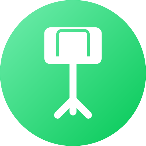 Music stand Generic gradient fill icon