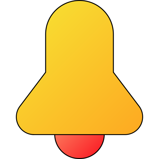 dzwonek alarmowy Generic gradient lineal-color ikona
