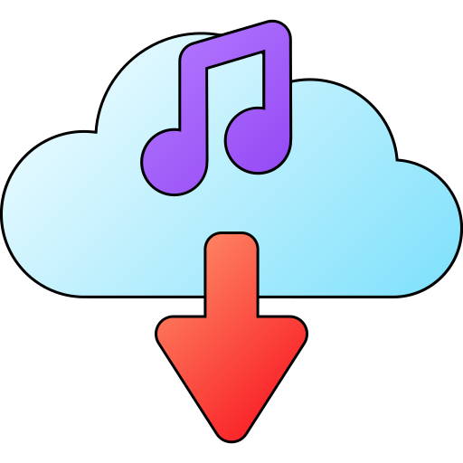 Music and multimedia Generic gradient lineal-color icon