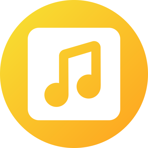 Music Generic gradient fill icon