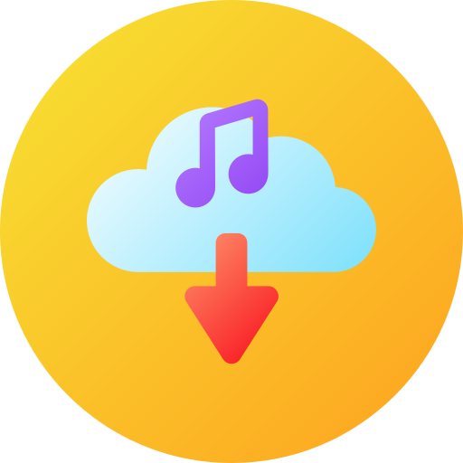 Music and multimedia Generic gradient fill icon