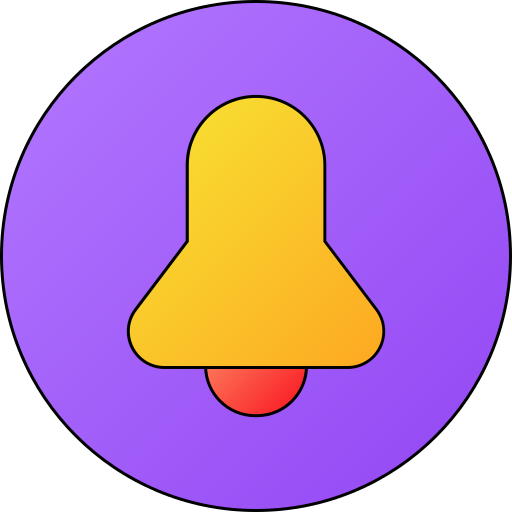 dzwonek alarmowy Generic gradient lineal-color ikona