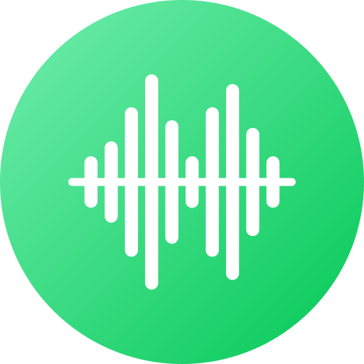 Sound waves Generic gradient fill icon