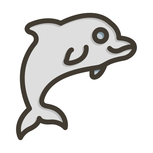 Dolphin Generic color lineal-color icon