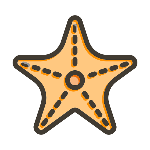 estrela do mar Generic color lineal-color Ícone