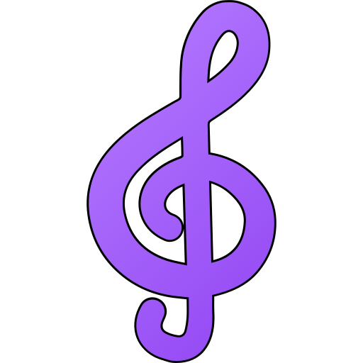 muziek Generic gradient lineal-color icoon