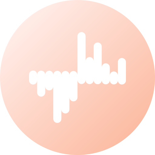 Sound wave Generic gradient fill icon