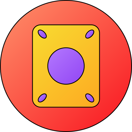 głośnik Generic gradient lineal-color ikona