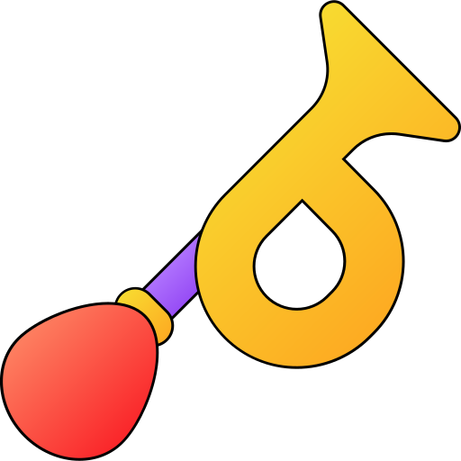 Horn Generic gradient lineal-color icon