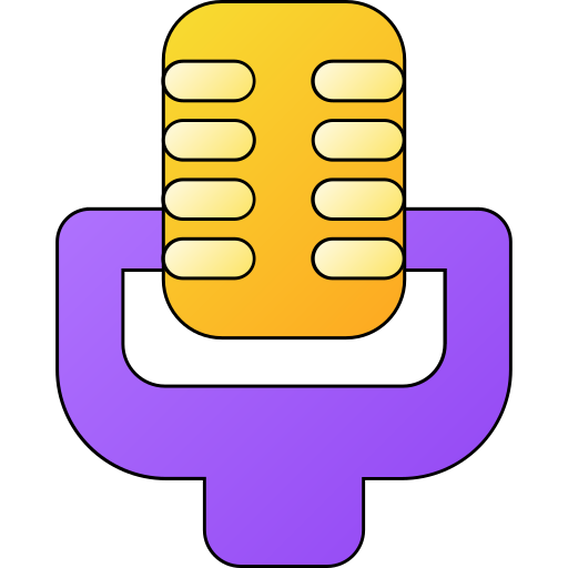 microphone Generic gradient lineal-color Icône