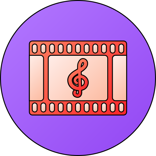 música Generic gradient lineal-color icono