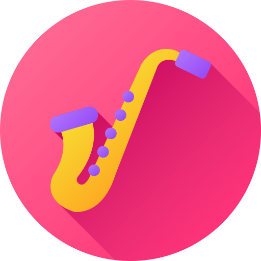 saxofoon Generic gradient fill icoon