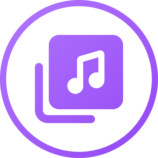 Music and multimeda Generic gradient fill icon