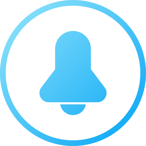 Alarm bell Generic gradient fill icon